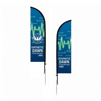 9' Feather Flag Kit With Spike Base