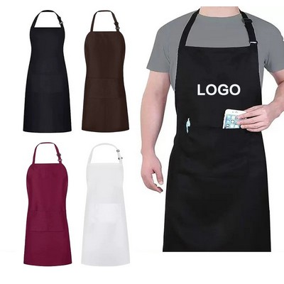 Polyester Apron with Adjustable Neck