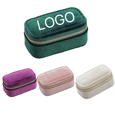 Custom Portable Mini Velvet Jewelry Box