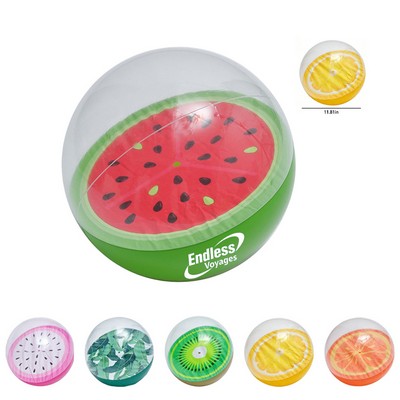 11.81" Inflatable Fruite Beach Ball