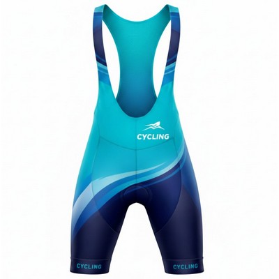 Unisex Full Sublimated Cycling Bib Shorts 300GSM