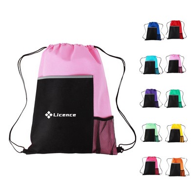 14''x 18'' Dual Pocket Drawstring Sportpack