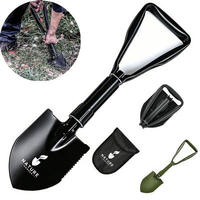 High Carbon Steel Folding Shovel Tool with Tactical Carry Case