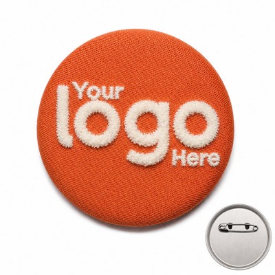 Embroidered Plush Tinplate Badge
