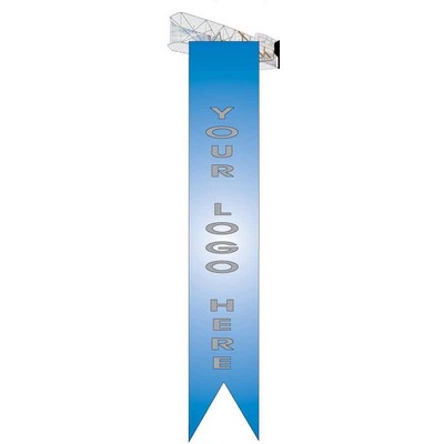 White Bi-Plane Bookmark w/ Black Back