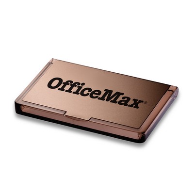 Polished Acrylic & Stainless Steel Business Card Case