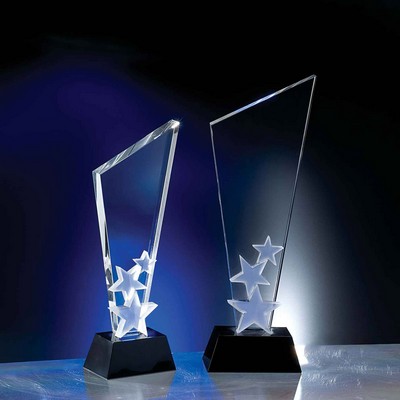 11 3/4" M. C. Hollywood Crystal Star Award