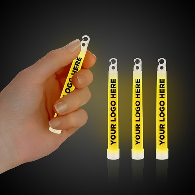 4" Premium Yellow Glow Stick(Printed)
