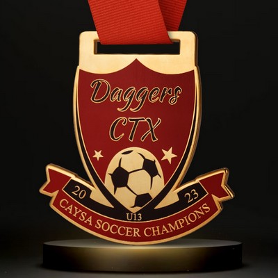 2" High Quality Die Cast Cloisonne Medals