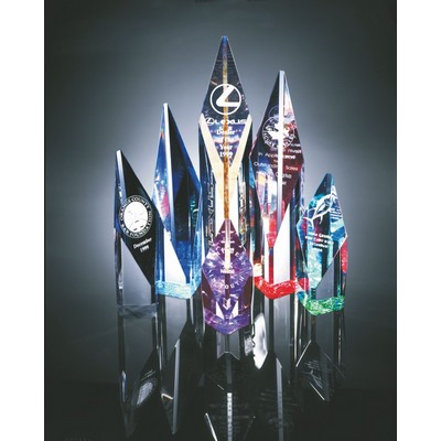 Quartz Cut Acrylic Award, 12" H