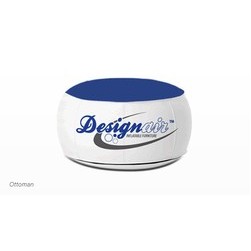 Design-Air Inflatable Ottoman Clear Inner Only 27"L x 14"H x 27"D