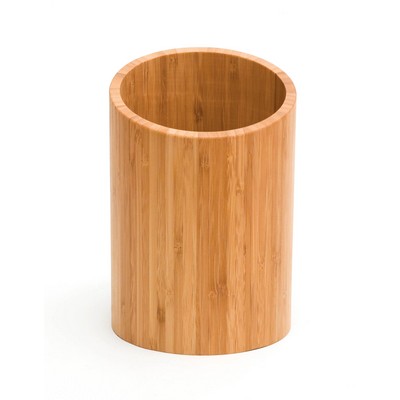 Bamboo Tool Holder w/ Angled Lip (Tools Not Included)