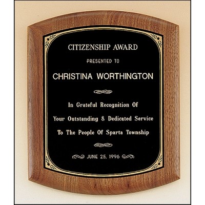Solid American Walnut Plaque (9.5"x11.5")
