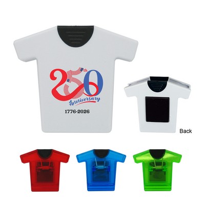 America 250 T-Shirt Shapes Magnetic Memo Clip