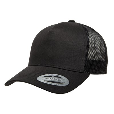 Yupoong® YP Classics™ Five Panel Retro Trucker Cap (Embroidered)