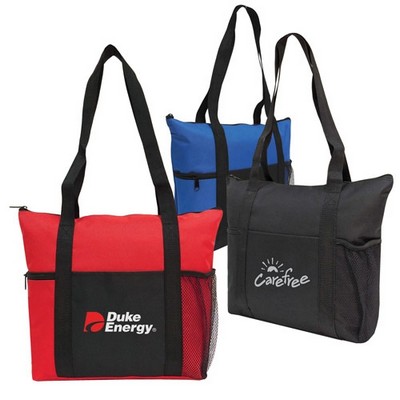 Zippered Travel Tote Bag
