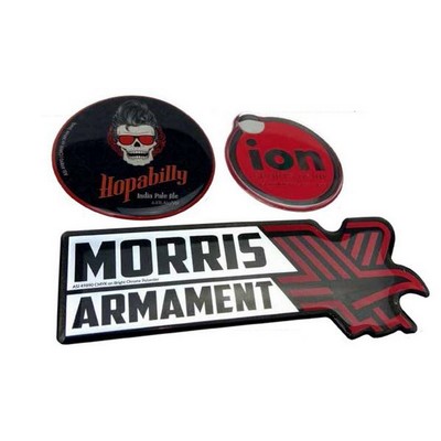 2" Diameter Full Color Domed Decal