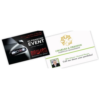 Full Color 16 pt. C2S 2 Sided Postcards w/Standard Raised Foil Front (5"x 7")