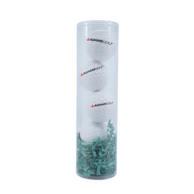 PVC TUBE 4 Pack with Golf Chap Balm