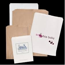 White Kraft Paper Merchandise Bag (8.25"x11")
