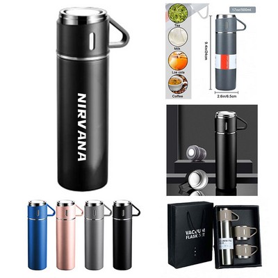 Insulated Vacuum Bottle with Cup