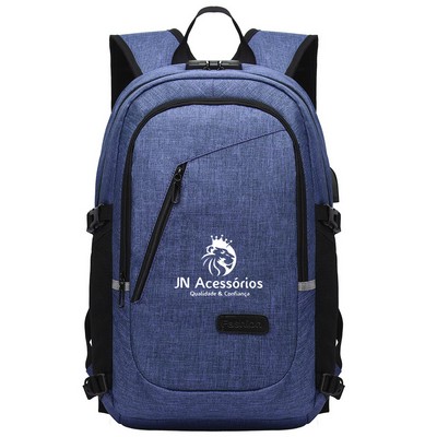 17" Laptop Backpack,Large Travel Laptop Bag with USB Charging Port, Anti Theft Water Resistant