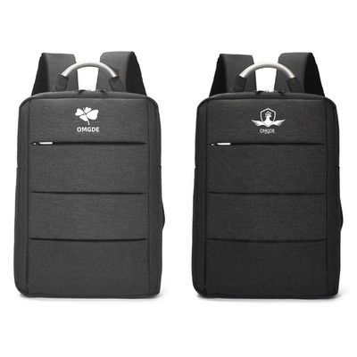 Slim Water-Resistant Laptop Backpack For 15.6" Notebooks
