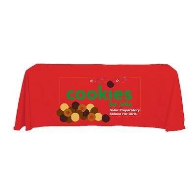 6' Sustainable Fabric Eco-Friendly Non-Fitted Table Cover