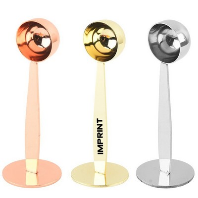 Two-In-One Stainless Steel Coffee Scoop