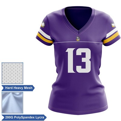 Women's Premium Sub Mesh Football Fanwear Jersey