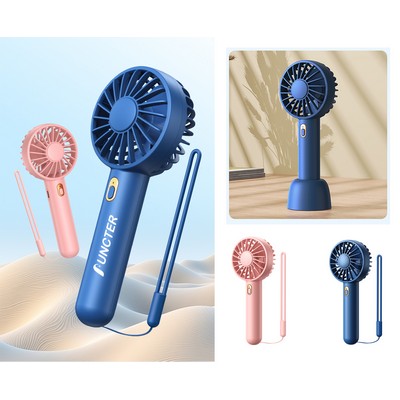 1800 mAh Mini USB Portable Handheld Fan Rechargeable Desk Fan