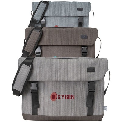 RejuVe ELEMENT Recycled Heather Laptop Brief Bag