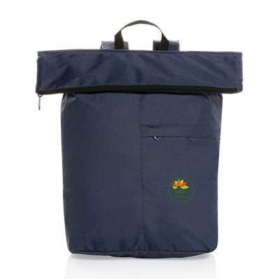 Dillon AWARE™ rPET Lightweight Foldable Backpack - Navy