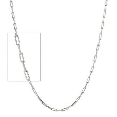 Jilco Inc Delicate Paperclip Link Chain - Sterling Silver