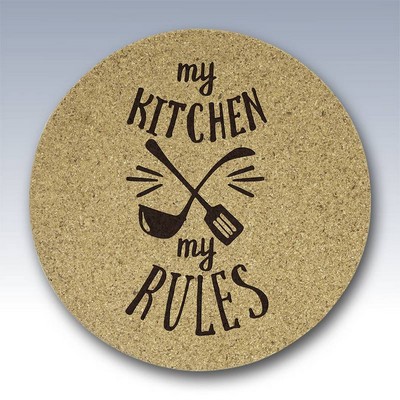 Round Cork Trivet