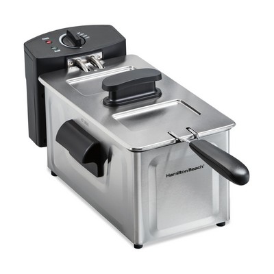 Hamilton Beach 8 Cup Deep Fryer, 6 Cup Food Capacity