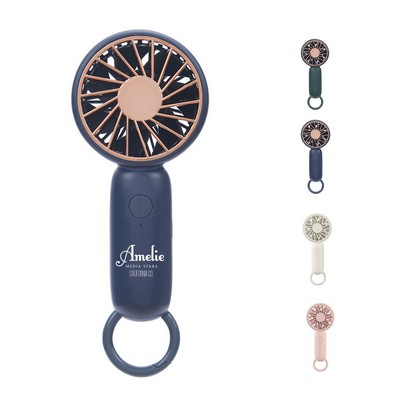 Rechargeable Mini Handheld Fan with 500mAh Built-in Battery
