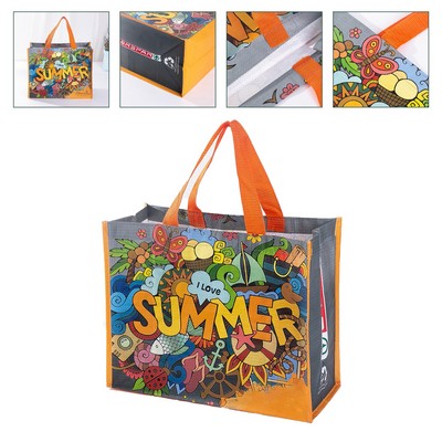 Full-color Woven Laminated Grocery Bag