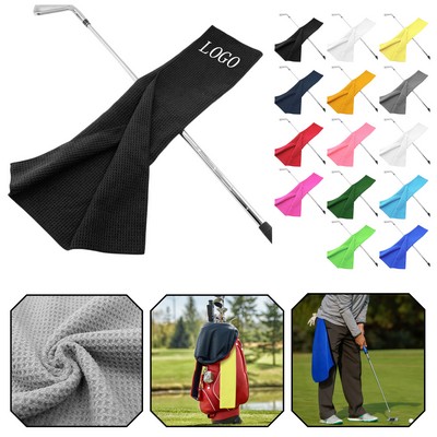 Microfiber Waffle Golf Towel