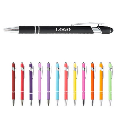 Custom Soft-Touch Ballpoint Pens