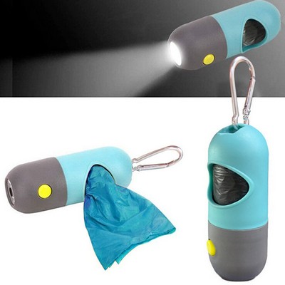 Pet Waste Bag With Led Flashlight