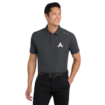Port Authority® Pinpoint Mesh Embroidered Polo Shirt, Free Digitizing