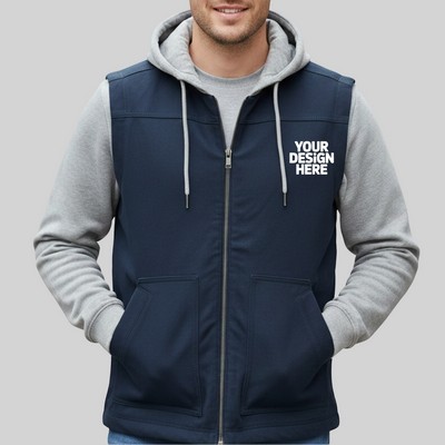 CornerStone® Duck Fleece Full-Zip Hooded Jacket - 3XL