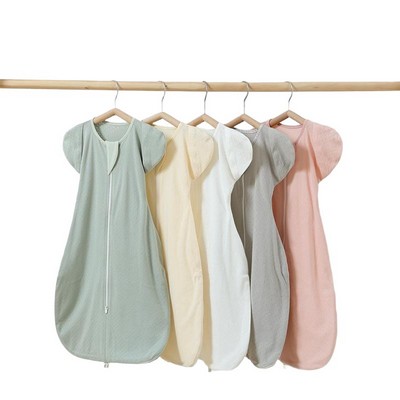 Pure Cotton Baby Swaddle Blanket w/ Zipper