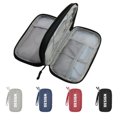 Multi-Layer Digital Accessories Organizer Pouch