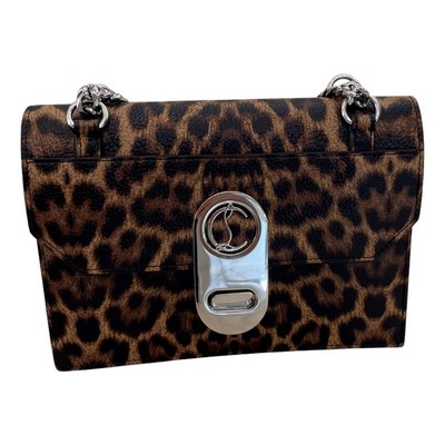 Christian Louboutin Elisa Calf Empire Leopard Bag