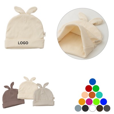 Cute Rabbit Baby Knitted Beanie