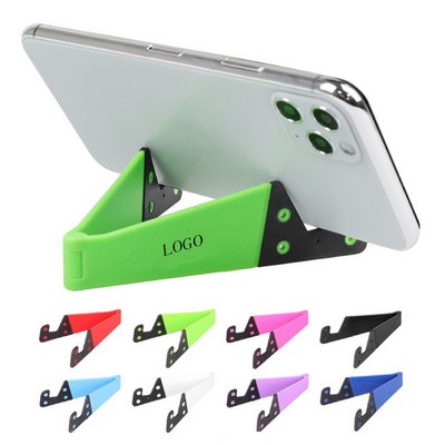 Adjustable V-Shape Foldable Plastic Phone Stand