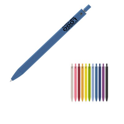 Slim Plastic Retractable Pen Smooth Ink Everyday Writing Tool