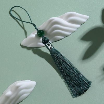 Bookmarks with Tassels and Beads Chinese Style